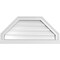 Ekena Millwork Octagonal Top Surface Mount PVC Gable Vent w/ 2"W x 2"P Brickmould Sill Frame, 30"W x 14"H GVPOT30X1403SF - alternate 1